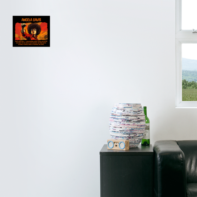 Angela Davis, Black History, Black Woman by UrbanLifeApparel